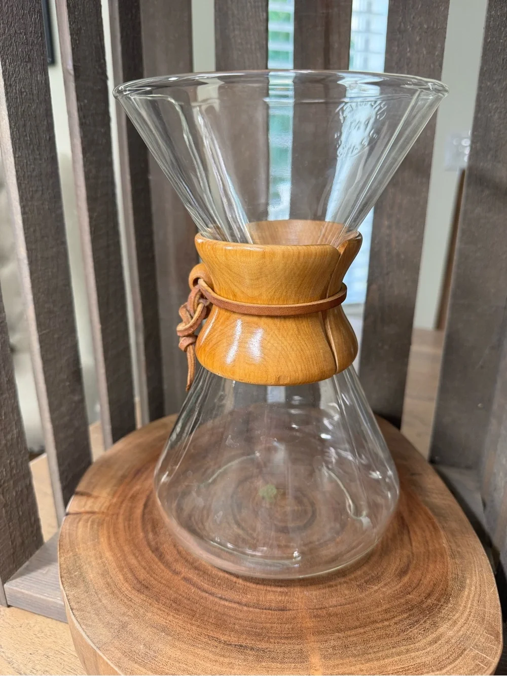 Chemex Green Stamp Embossed Patent 2241368 PourOver Coffee Maker 8 Cup